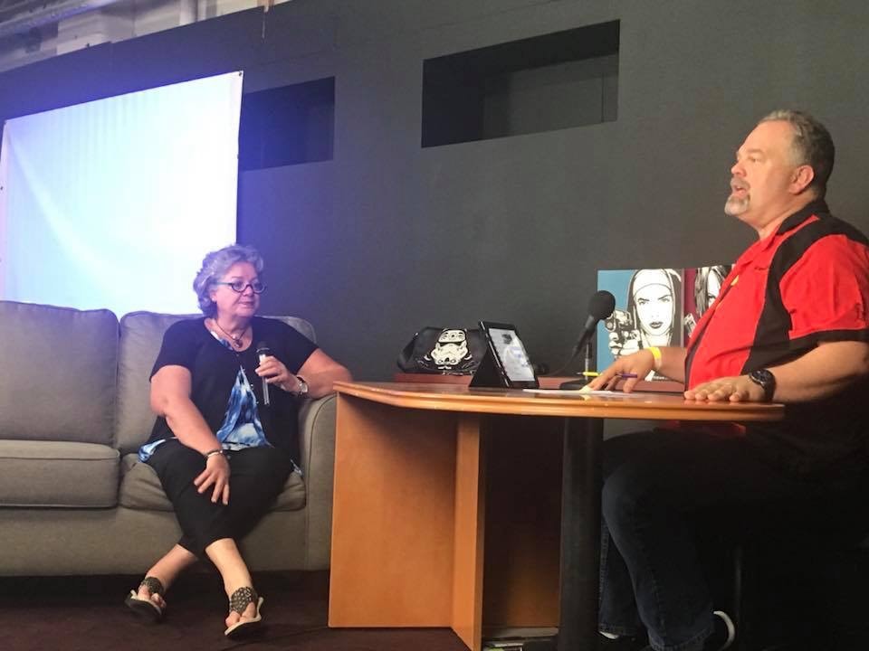 Rob Ervin at a panel event