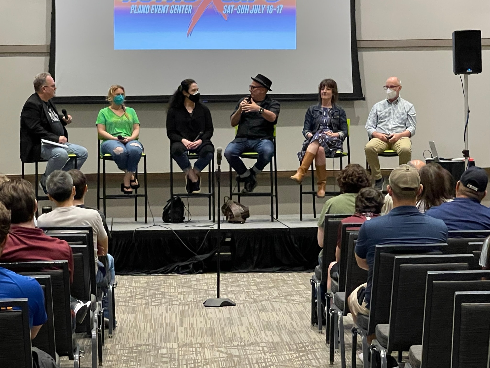 Rob Ervin at a panel event