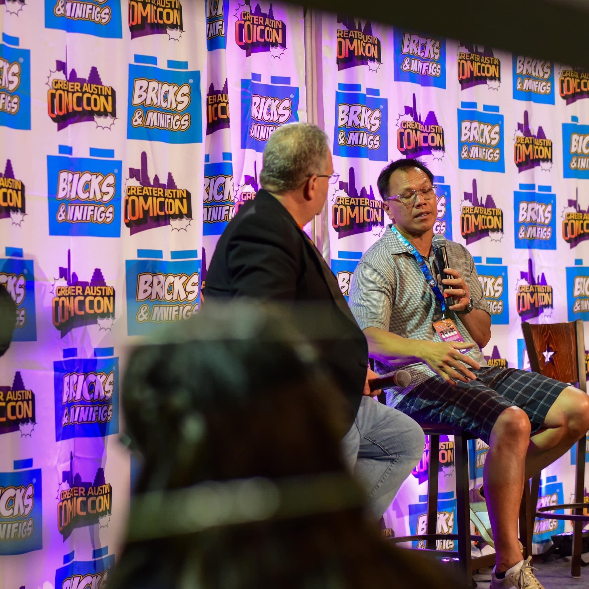 Rob Ervin at a panel event