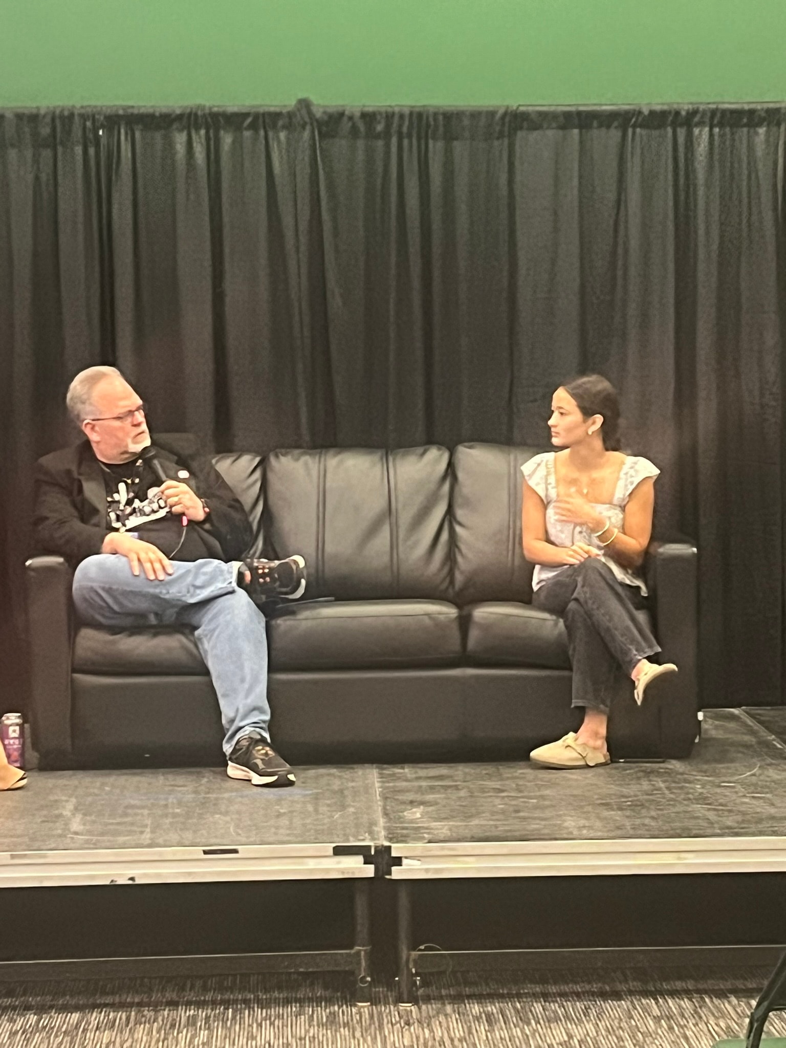 Rob Ervin at a panel event