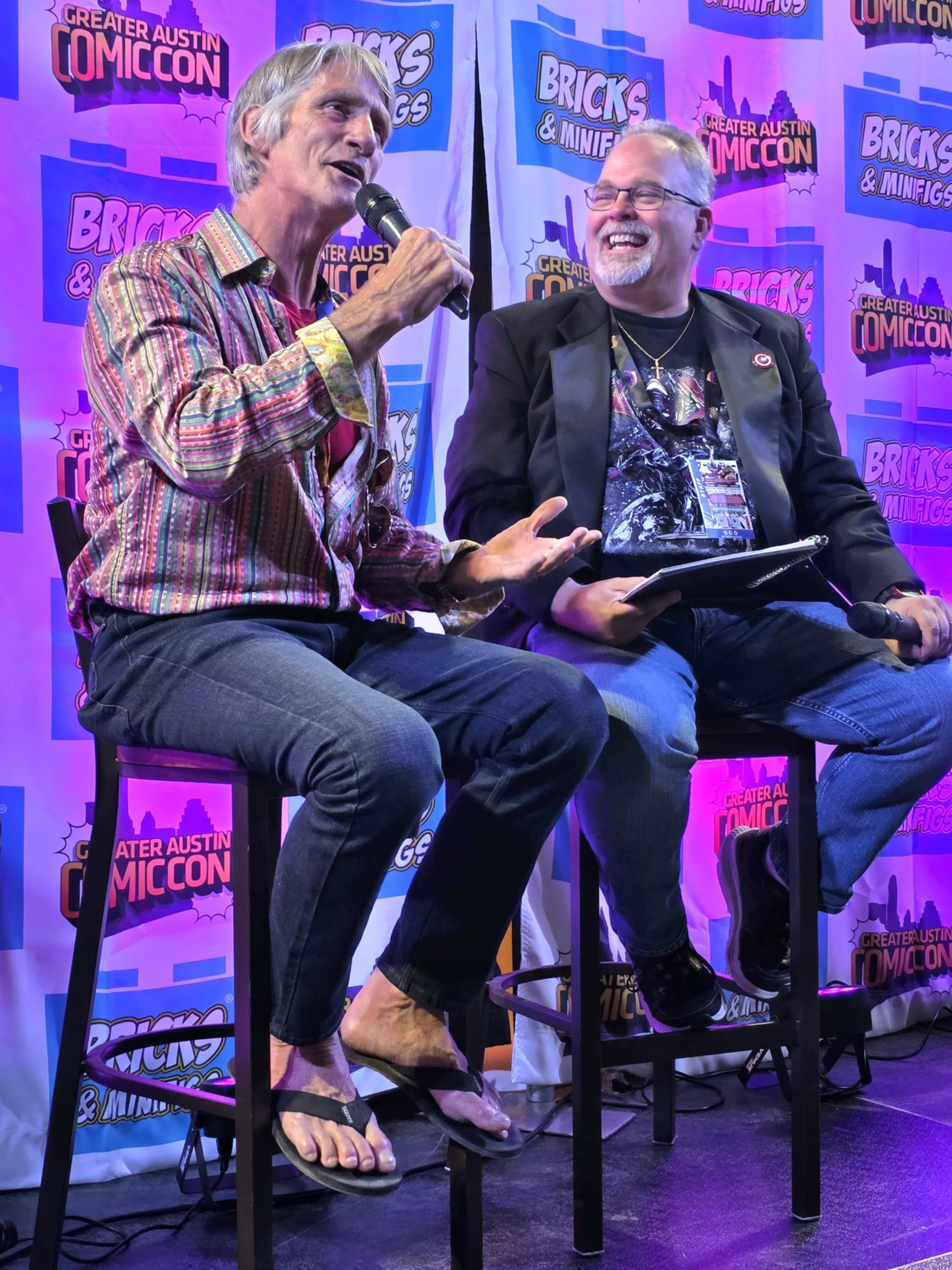 Rob Ervin at a panel event